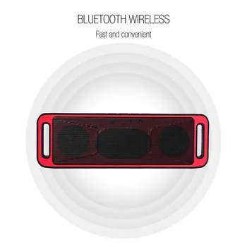  MINI Prostem Bluetooth Zvočniki Subwoofer Prenosne Brezžične MP3 Predvajalnik 3.5 MM AUX USB Priključek TF Kartice Stereo Soundbar