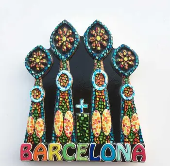  Španija Barcelona Hladilnik Magnet Svetu Hladilnik Magnetne Nalepke Potovanja Spominkov Domači Kuhinji Magneti Dekoracijo