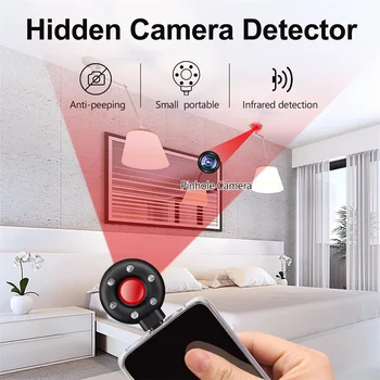  Anti-Peeping Detektor Prenosni Mini Mobilni Telefon USB Alarm Hotel Ir Anti-Nadzor Anti-Iskrene Streljanje Pinhole Kamera