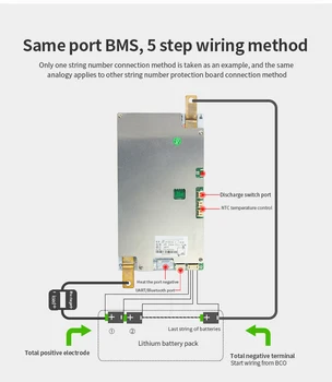  Smart BMS 4S 12V LifePo4 Litij-Protection Board bilance 100A 120A 150A 200A High Current 150MA uravnoteženje Bluetooth APP monitor
