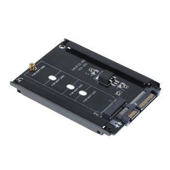  NOVO Kovinsko Ohišje, B+M Stojalo 2 M. 2 NGFF (SATA) SSD 2,5 SATA Adapter za 2230/2242/2260/2280mm M2 NGFF SSD Solid State Trdi Disk