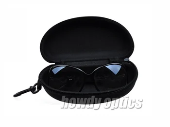  20pcs Debelo Črno Sunglass Očala Očala sončna Očala Zadrgo Primeru Težko Polje