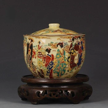  Republika Kitajska Pastelnih Eksotičnih Znakov Jar Doma Dekor Jingdezhen Starinsko Porcelan, Pribor Dekoracijo Obrti Vrt