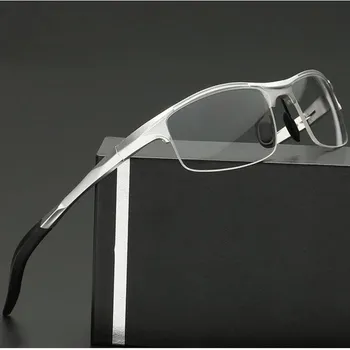  Aluminij Moški Modni Očala Za Kratkovidnost Optični Računalnik Očal Okvir, Blagovno Znamko, Design Navaden Eye Glasses Retro De Grau Femininos
