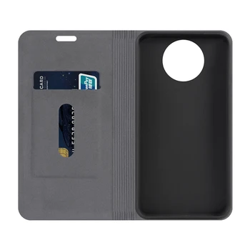  Lesa zrn PU Usnjena torbica Za Xiaomi Poco X3 NFC Flip Primeru Za Xiaomi Poco X3 Pro Poslovni Telefon Primeru Mehke Silikonske Zadnji Pokrovček