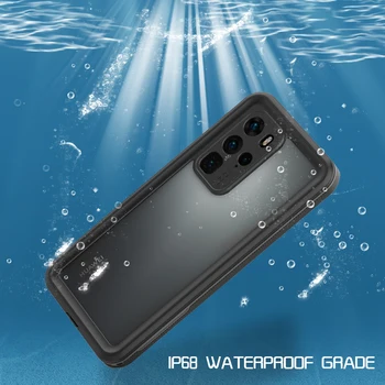  Vodotesno Ohišje Za Huawei P40 P30 Pro P20 Lite Mate 30 Pro Vode, ki so Dokaz Lupini IP68 Zajema Kopanje, Potapljanje Šport na Prostem Anti-jesen