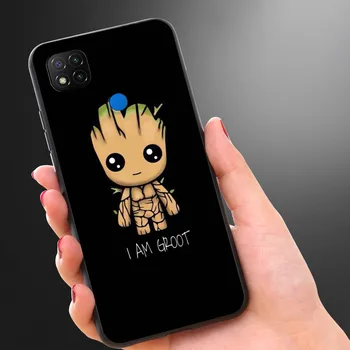  Baby Groot Navihana Silikonski Pokrovček Za Xiaomi Redmi 10 9T 9 9C 9A 9AT 9i 8 8A 7 6 Pro 7A, 6A 5 5A 4X S2 Plus Primeru Telefon