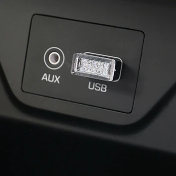  Avtomobilske Notranjosti, Mini USB Okoljske Svetlobe LED Modeliranje Luč za Subaru Gozdar Outback Legacy Impreza XV BRZ