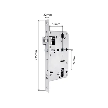  Evropski Standard iz Nerjavečega Jekla 5572 del 22x235 velikost smart lock del