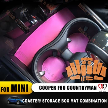  Za Mini Cooper F60 Countryman Usnje Vrata, Za Utor Pad Držalo Železnica Blazine Notranje Preproge Anti Shranjevanje Auto Dodatki