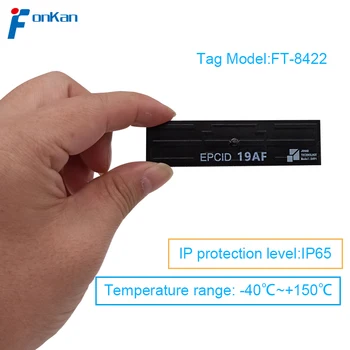  FONKAN 860-960Mhz UHF RFID Popolnoma Pasivni Senzor Temperature Nalepke, etikete Oznaka za Hladno verigo Logistika