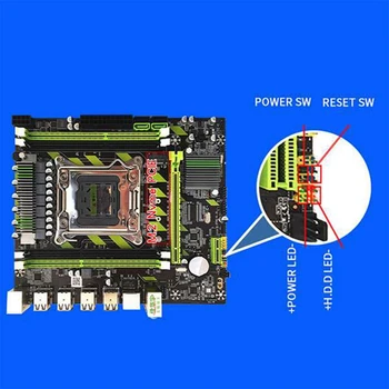  X79 matične plošče, Set Xeon E5 2640 CPU E5-2640 z LGA2011 Glavnik 4Pcs X 4 GB = 16 GB Pomnilnika DDR3 RAM PC3 10600R 1333