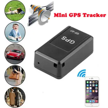  1PCs Mini GSM GPRS Avto GPS Tracker Magnetni Vozila Tovornjak GPS Lokator Anti-Izgubil Snemanje Napravo za Sledenje, Lahko Glasovni Nadzor GF07