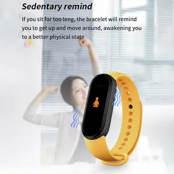  BE341 Bluetooth Fitnes Zapestnica Moški Ženske Tracker Športni Pas Pedometer Srčni utrip, Krvni Tlak