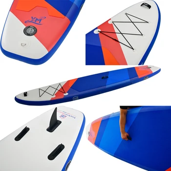  Napihljivi Stand Up Paddle SUP Board Desko z dodatno Opremo Torba Napihljivi Odbor Non-slip Krova Longboard Wakeboard