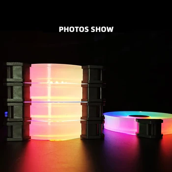  Izklop RGB Hladilni Ventilator Linght 6Pin Namizje 140 140mm Pribor Urad, ki Skrbi Računalnik Material za COOLMOON Yuhuan