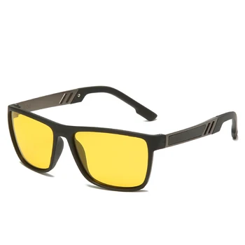  TR90 Night Vision Vožnje Polarizirana Očala Vožnjo sončna Očala Moški Ženske Anti-glare UV Voznik Super Lahka Očala gafas UV400