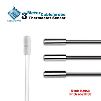  3 m Kabel Termočlena Nadzor Temperature Senzor Sonda za Pribor Termostat Thermistor B=3950 NTC 10K