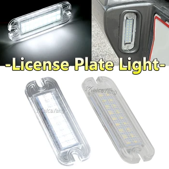  1Pair LED Tablice Svetlobe Avto Številko Tablice Svetilke Za Mercedes Benz G-Razred G550 G55 G500 G63 G65 AMG W463 OEM A4638200356