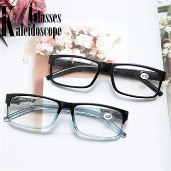  Moda Kvadratnih Obravnavi Očala Ženske Moški Daljnovidnost Očala Računalnik Bralec Presbyopia Očala Plus +1.0 1.5 2.0 3.0 3.5 4.0