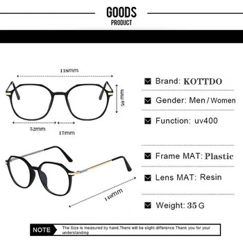  2021 Nov Kvadratni Moda Anti-Modra Svetloba Očala Jasen Okvir Žensk in Moških Optični Pregleden Očala Vintage Retro