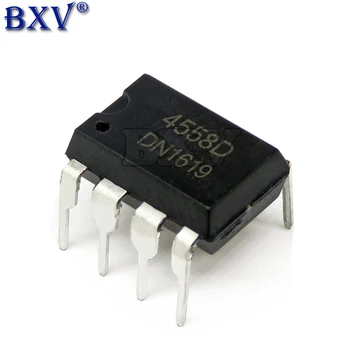  10PCS Novo JRC4558 DIP 4558 4558D JRC4558D DIP-8 Vključevanje IC Chipset
