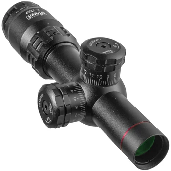  DIANA 2-7X20 Taktike Riflescope Hitro Cilj Pridobitev Lov Mil-dot Optični Žep Pogled Prepoznavanje možnosti za puška za lov