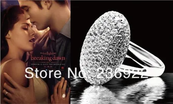  ZRM (lahko mix velikost) 20pcs/veliko Moda TWILIGHT VAMPIRE Bella Crystal Ring Replika Posla Poročni Prstan nakit valentine Ženske