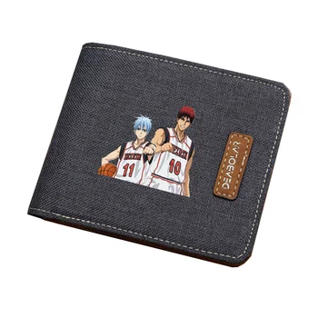  Študent kovanec Kartico torbici Anime Kuroko je Košarka denarnice Moški ženske kratke tiskanje Platno denarnice najstnikov torbici