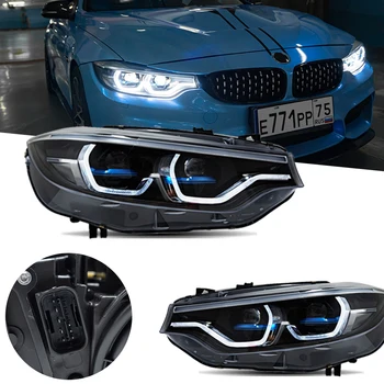  Smerniki Za BMW F32 F36 LED Žarometi 2013-2020 F80 F82 Glavo Svetilka M4 Avto Styling DRL Signal Projektor Objektiv Auto Dodatki