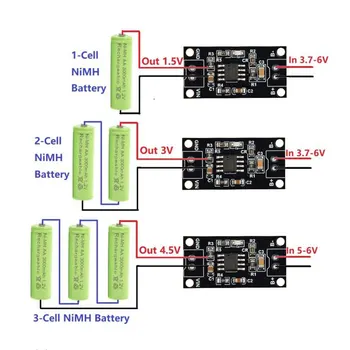  1S 2S 3S CELICE 1A NiMH Akumulatorska Litijeva Baterija Smart Polnilec Modul za Polnjenje Napetost 1,5 V 3V 4.5 V 5V Vhodna 3,7 V-6V 5V 4,2 V