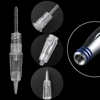  Tatoo Igle 1P/3P 10Pcs Trajno Ličenje Obrvi Lip Liner Microblading Vijak, Vložek Sterilizirane Igle za Enkratno uporabo Orodja