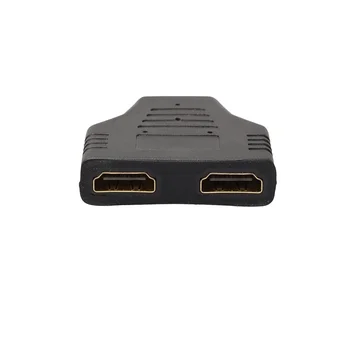  Različica 1.4 HDMI je združljiv En Moški, Dve Ženski Dvojčka Ravno Glavo HDMI Eno Točko Dva Adapter