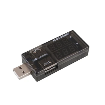  DC Mobilne Moč polnilni tok Napetost Digitalni Monitor USB Tester Trenutno 0-5A Napetost 3-9V Dvojno Meter Zaslon Polnilnik