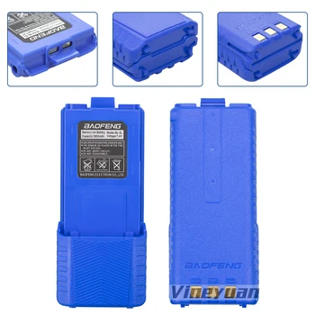  Baterijo za ponovno polnjenje BL-5L 3800mAh Razširjene Baterije, za BaoFeng UV-5R UV-5RB UV-5RE UV-5RE+ UV-5RA BF-F8 UV5R-III Radio Baterije