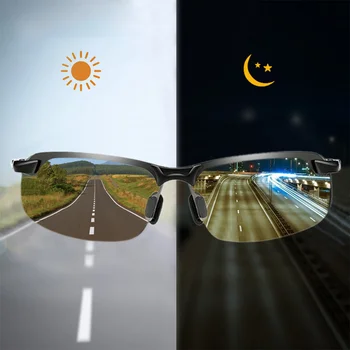  Photochromic sončna Očala Moških Polarizirana Vožnje Kameleon Očala Moški Spremeniti Barvo sončna Očala Dan Night Vision Voznika Očala