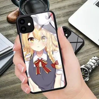  Japonske Anime Touhou Telefon Primeru Gume za iPhone 12 11 Max Pro XS 8 7 6 6S Plus X 5S SE 2020 XR 12 Mini primeru