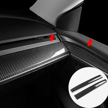  Nadzorna plošča Pokrov Za Tesla Model 3 Y Vrata Avtomobila Trim sredinski Konzoli iz Ogljikovih Vlaken ABS Nalepke, Dodatki Model3Y 2017-2021 2022