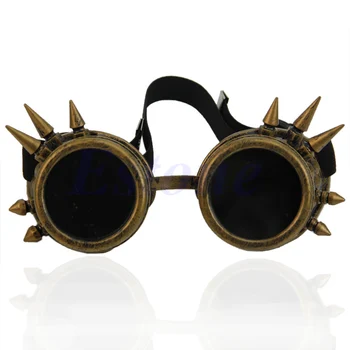  Padec&Trgovini Vintage Viktorijanski Gothic Cosplay Zakovice Steampunk zaščitna Očala, Očala za Varjenje Punk APR28