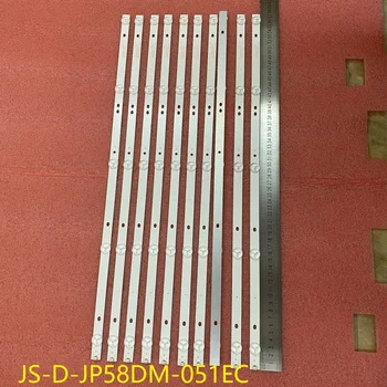  10pcs/set LED bar 5LED za polaroid 58 tvled584k01 JS-D-JP58DM-051EC(81225) E58DM100 3030-5S1P