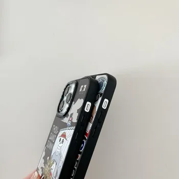  Casetify Risanka Tisti Modni Kos Telefon Primeru za Iphone 11 12 13 14 Max Pro Plus SE 2020 Luksuzne Modne Znamke Ogledalo Trdi kovček