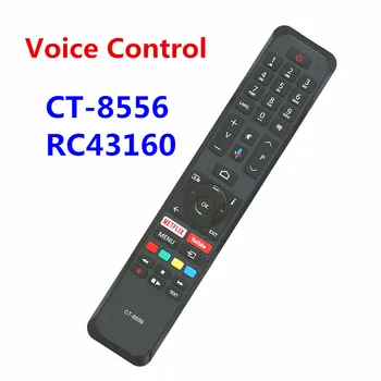  CT-8555 RC43161 CT-8556 RC43160 Nov Glasovni Daljinski upravljalnik Za TOSHIBA Smart TV 58UA2B63 65UA2B63DB 55UA3A63DG 65UA6B63DG