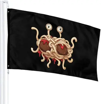  Flying Špageti Monster Zastav 3x5 Stopala Ameriški NAS Poliester Zastavo ZDA Zastav