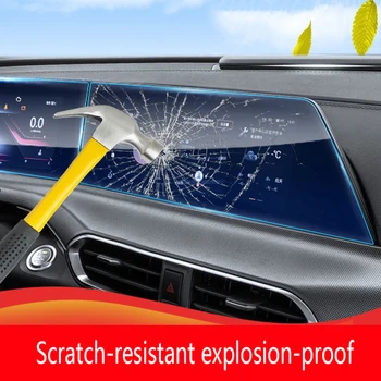  LCD zaslon Kaljeno steklo zaščitno folijo Anti-scratch Film Notranje zadeve Preuredi Za Changan enota 2022year Avto GPS navigacija film