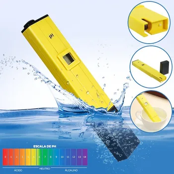  Digitalni LCD PH Meter Peresa Tester Natančnost 0.1 Akvarij Bazen z Vodo za Vino Samodejno Umerjanje Kakovosti Vode Čistosti Orodje za Preizkus