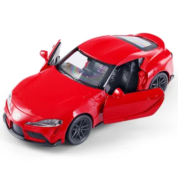  1:36 Toyota Supra športni avto zlitine potegnite nazaj, 2 vrata model,igrača avto športnih avtomobilov,visoko simulacije otroške igrače,brezplačna dostava F162