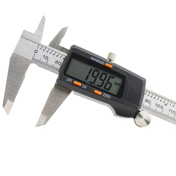  WANHENDA 150 mm Digitalni prikaz Vernier Kaliper 6palcev iz Nerjavečega Jekla Metal Elektronsko Digitalno kljunasto merilo Mikrometer za Merjenje Orodje