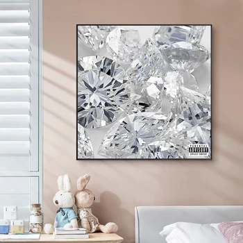  Drake - a Kaj, ko Čas je, da se Živ Glasbeni Album Cover Platno Plakat Rap Zvezda Pop Rock Pevec Stensko Slikarstvo, Umetnost Dekoracijo (Brez Okvirja)