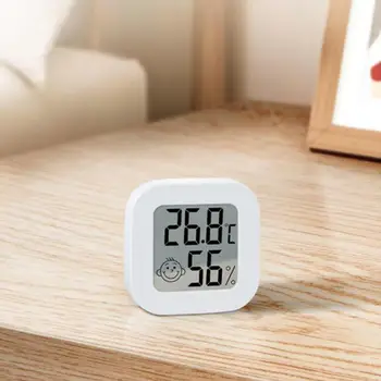  Mini LCD-Digitalni Termometer, Higrometer Zaprtih Elektronskih Temperatura Vlažnost Merilnika Senzor Merilnik Vremenske Postaje Za otroško Sobo
