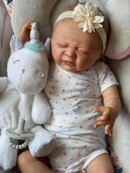  45 cm Novorojenčka Lutka Prerojeni Odesi Realističen 3D Naslikal Kože z Žilami Več Plasti Zbirateljske Umetnosti Lutka Darila za Otroke